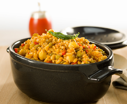 Bulgur Pilaf With Chickpea And Lentil