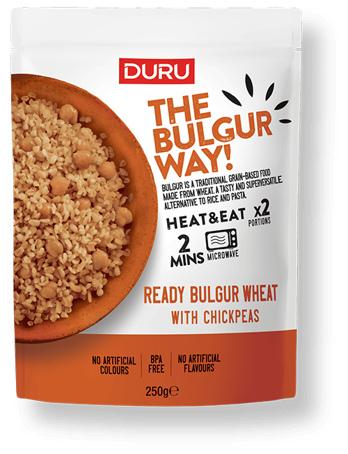 The Bulgur Way: Ready Bulgur Wheat with Chickpeas