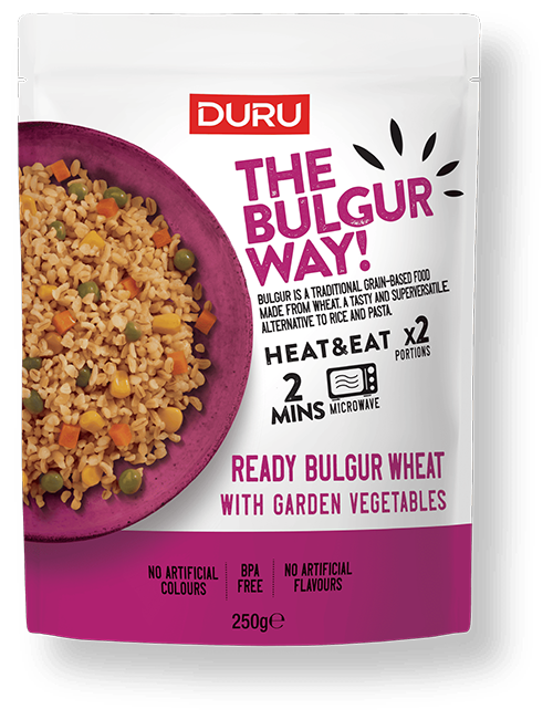 The Bulgur Way: Ready Bulgur Wheat with Garden Vegetables