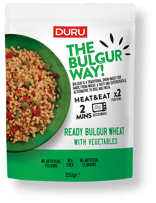 The Bulgur Way: Ready Bulgur Wheat with Vegetables