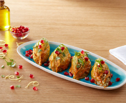 ズッキーニの花の詰め物